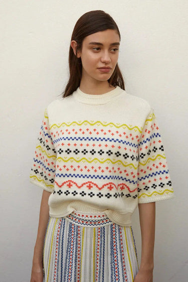 THEODORE Top in Milk-Top-Molli-Debs Boutique